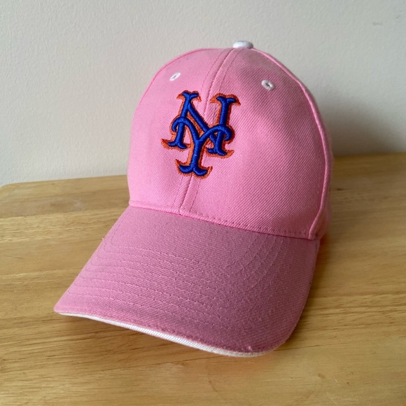 city hunter Accessories - Official NY Mets Pink Baseball Cap / Hat